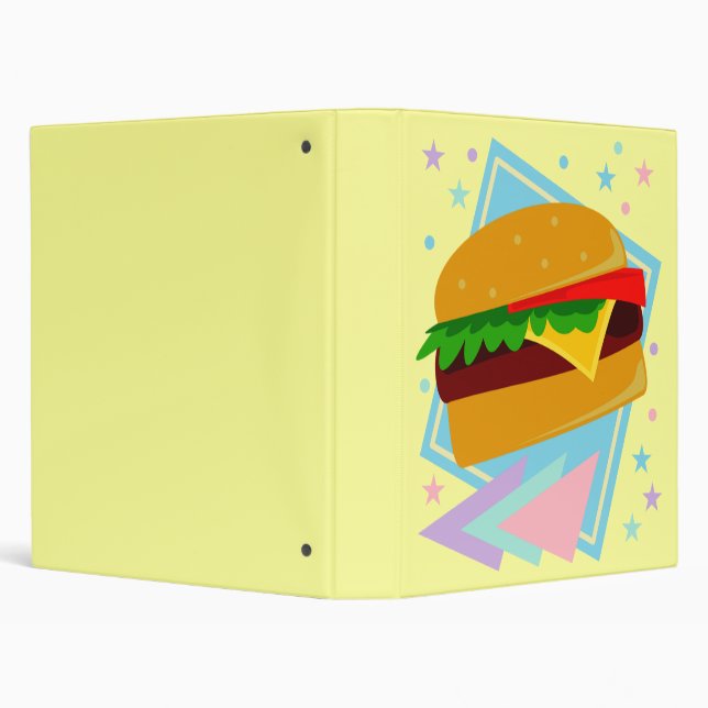 Cute Yummy Burger Binder (Background)