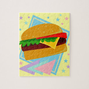 Cute Yummy Burger Jigsaw Puzzle