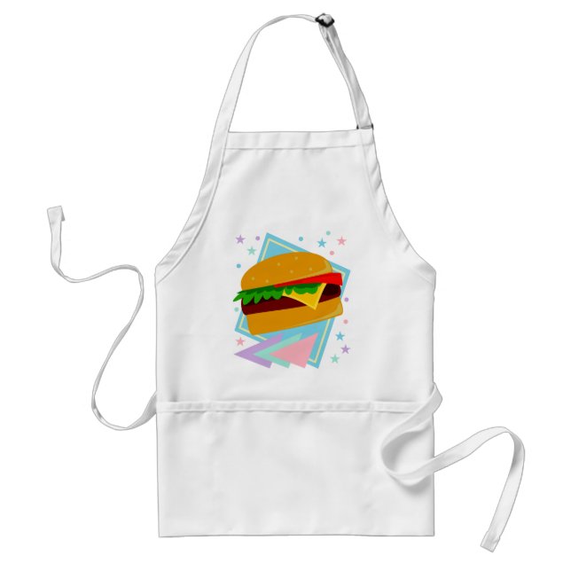 Cute Yummy Burger Standard Apron (Front)