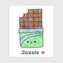 Cute yummy chocolate bar
