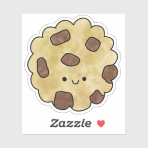 Cute yummy chocolate cookie