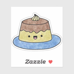 Cute yummy pudding