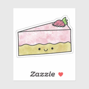 Cute yummy strawberry cake