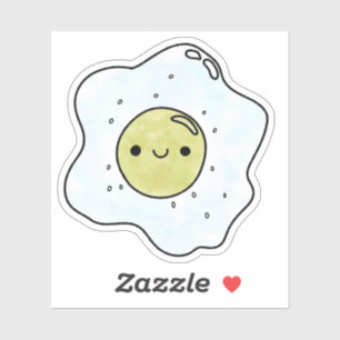 Cute yummy sunny side up egg