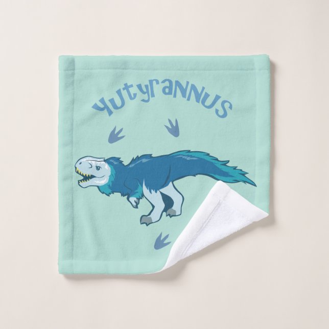 Cute Yutyrannus Wash Cloth (Wash Cloth)
