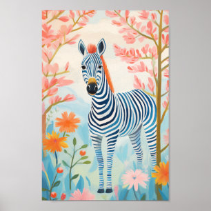 Cute Zebra Poster