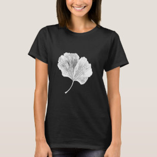 Cute Zen Botanical Art Japanese Floral Art Ginkgo T-Shirt