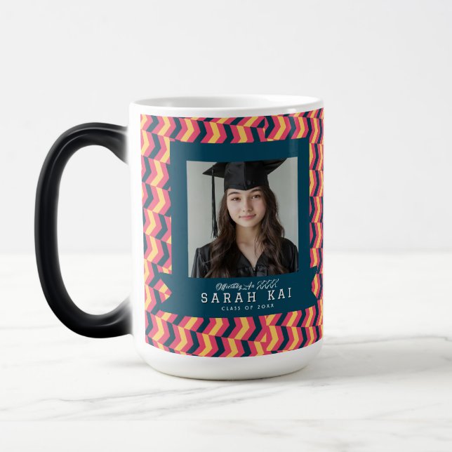 Cute Zigzag Print Certified Doctor Magic Mug (Left)