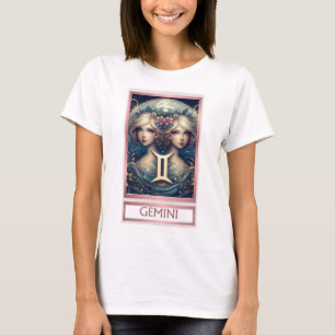 Cute Zodiac Gemini T-Shirt