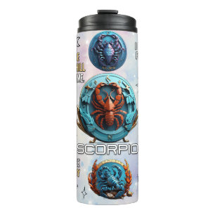 Cute Zodiac/Scorpio Thermal Tumbler