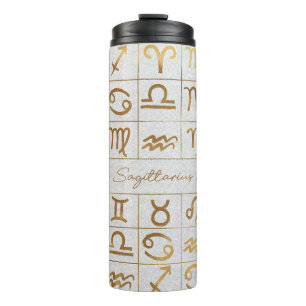 Cute Zodiac Sign/Sagittarius Thermal Tumbler
