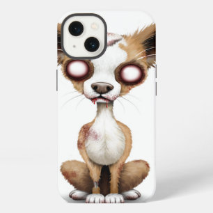 Cute Zombie Chihuahua Puppy Dog White iPhone 13 Case