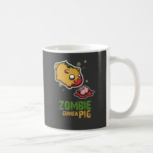 Cute Zombie Guinea Pig Coffee Mug (Right)