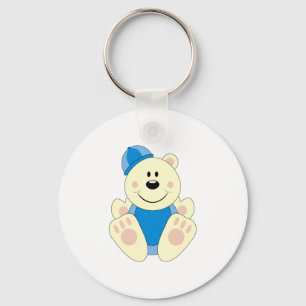 Cutelyn Baby Boy Snow Polar Bear Keychain