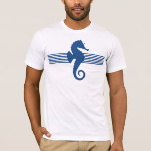 CuteNavy Blue Horse T-Shirt