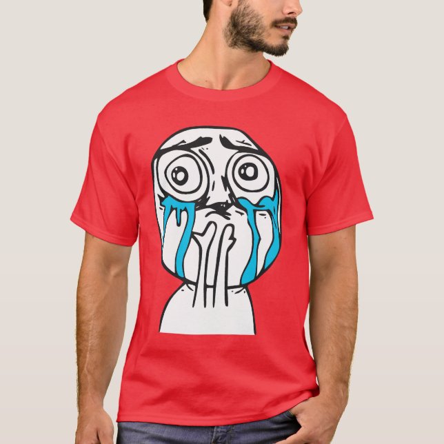 Cuteness Overload Cute Rage Face Meme T-Shirt (Front)