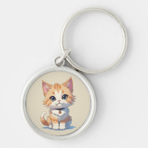 Cuteness Overload Kawaii Kitty Keychain