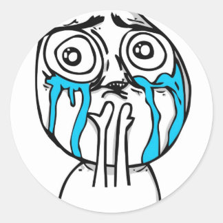 Cuteness Overload Meme Classic Round Sticker