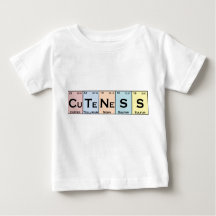 CuTeNeSS periodic elements infant tee
