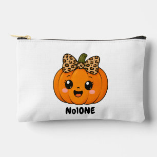 CuteOrange Little Pumpkin Halloween Customize Name Accessory Pouch