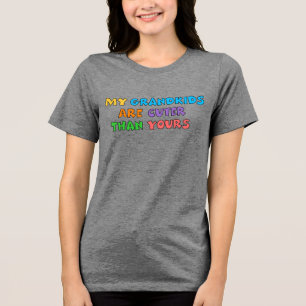 Cuter Grandkids Women's Tri-Blend T- Shirt