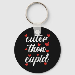 Cuter Than Cupid Boys Girls Kids Vday Cute Valenti Keychain