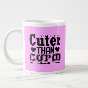 Cuter Than Cupid Large Coffee Mug