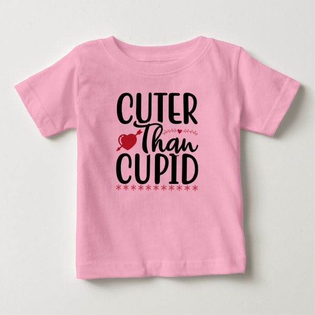 Cuter than Cupid Valentine's T-Shirt (Front)