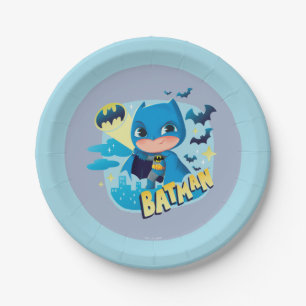 Cuter Than Cute Batman Paper Plate