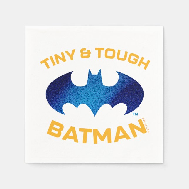 Cuter Than Cute Tiny & Tough Batman Napkin (Front)