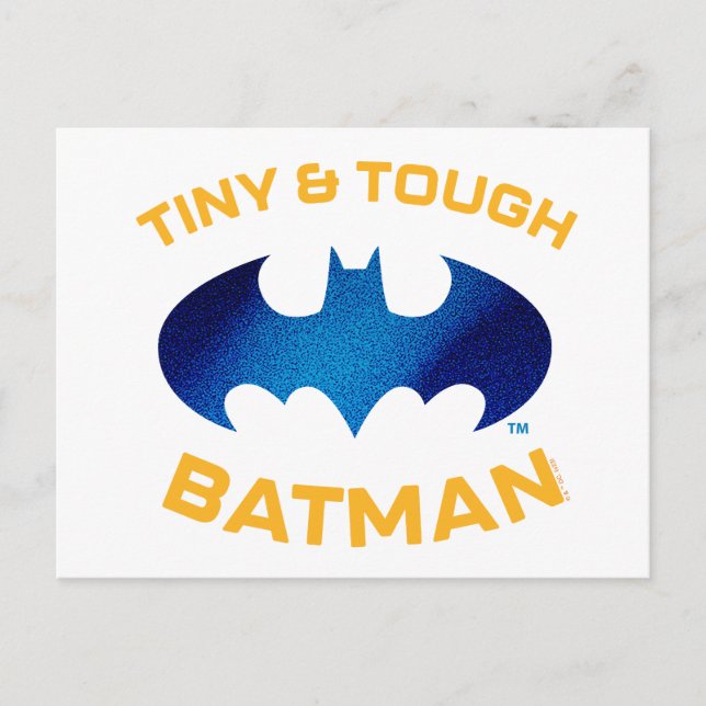 Cuter Than Cute Tiny & Tough Batman Postcard (Front)