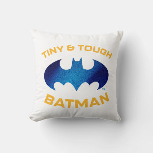 Cuter Than Cute Tiny & Tough Batman Throw Pillow