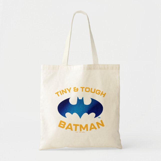 Cuter Than Cute Tiny & Tough Batman Tote Bag (Front)