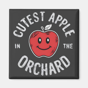 Cutest Apple in the Orchard Apple Picking Day Magnet