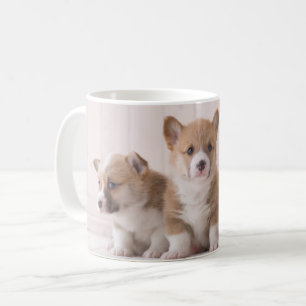 Cutest Baby Animals 3 Baby Corgis Coffee Mug