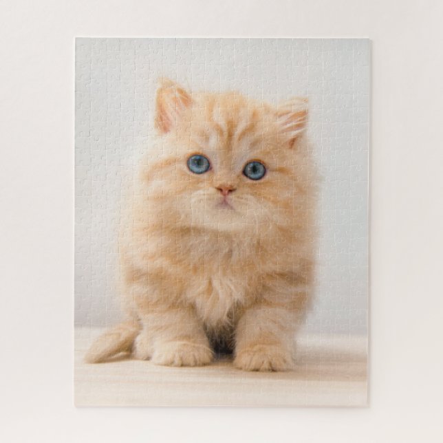 Cutest Baby Animals | A British Longhair Kitten Jigsaw Puzzle (Vertical)
