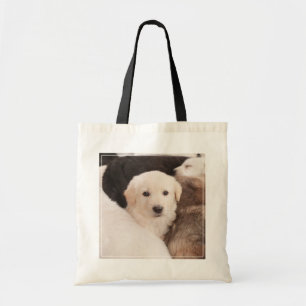 Cutest Baby Animals   A Cute Pile of Puppies Tote Bag
