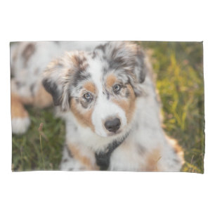 Cutest Baby Animals Australian Shepherd Puppy Pillowcase