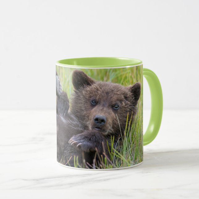 Cutest Baby Animals | Baby Brown Bear Cub Mug (Front Right)
