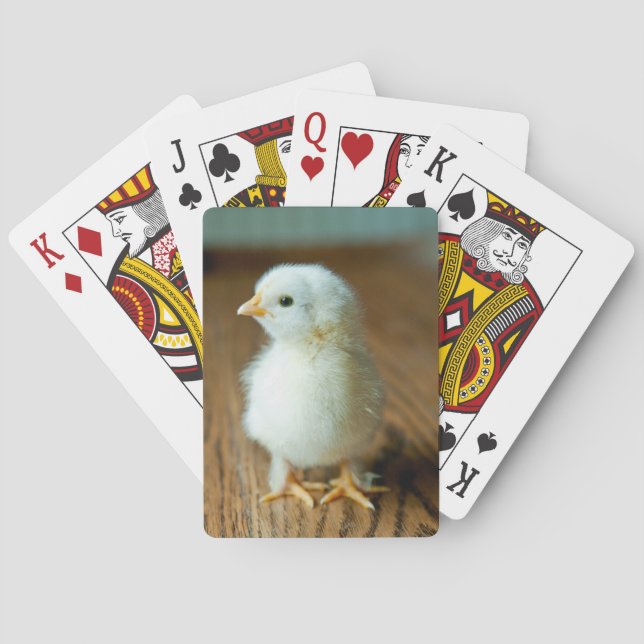 Cutest Baby Animals | Baby Chick Playing Cards (Back)