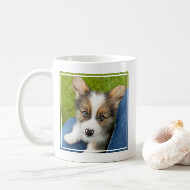 Cutest Baby Animals | Baby Corgi in My Lap Coffee Mug (With Donut)