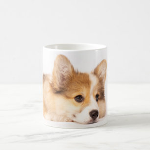 Cutest Baby Animals Baby Corgi Puppy Portrait Coffee Mug