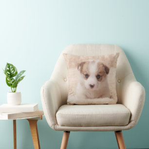 Cutest Baby Animals Baby Corgi Throw Pillow