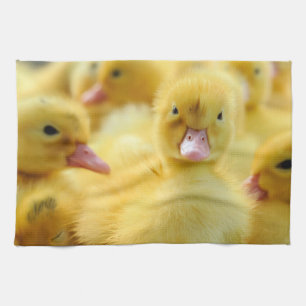 Cutest Baby Animals Baby Duck Group Kitchen Towel
