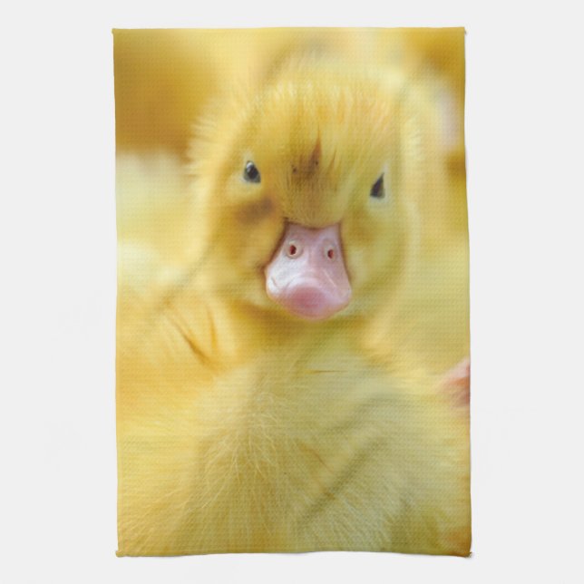 Cutest Baby Animals | Baby Duck Group Kitchen Towel (Vertical)