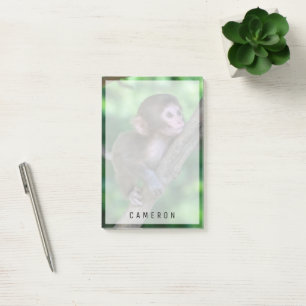 Cutest Baby Animals Baby Monkey Post-it Notes