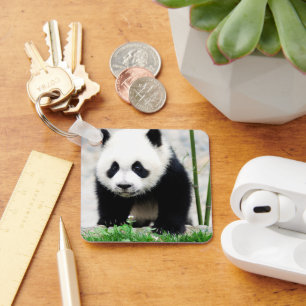 Cutest Baby Animals Baby Panda Bear Keychain