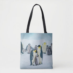 Cutest Baby Animals Baby Penguin Feeding Tote Bag