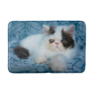 Cutest Baby Animals   Black & White Kitten Bath Mat