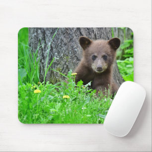 Cutest Baby Animals   Brown Bear Cub Mouse Pad